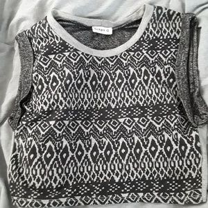 Patterned Crop Top